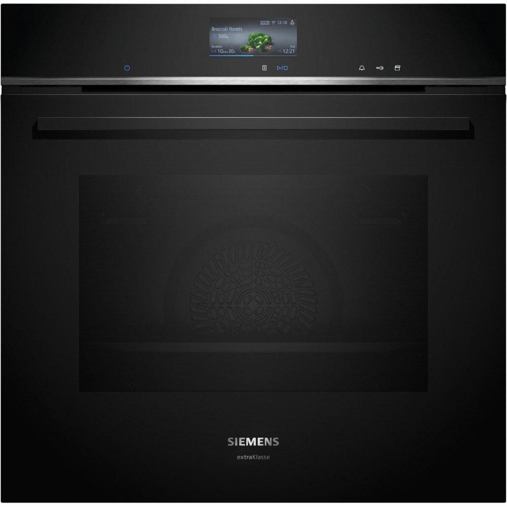 SIEMENS Einbaubackofen Siemens HR776GMB1 Einbaubackofen schwarz - Einbaugeräte, mit Einbau-Backofen, pyrolytische Selbstreinigung, pyrolytische Selbstreinigung