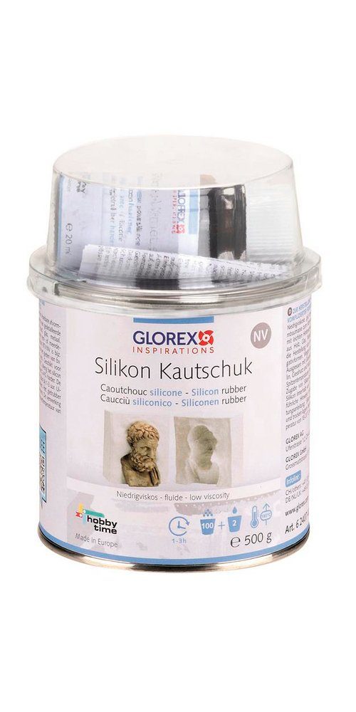 Glorex Modelliermasse Silikon-Kautschuk, 500 g