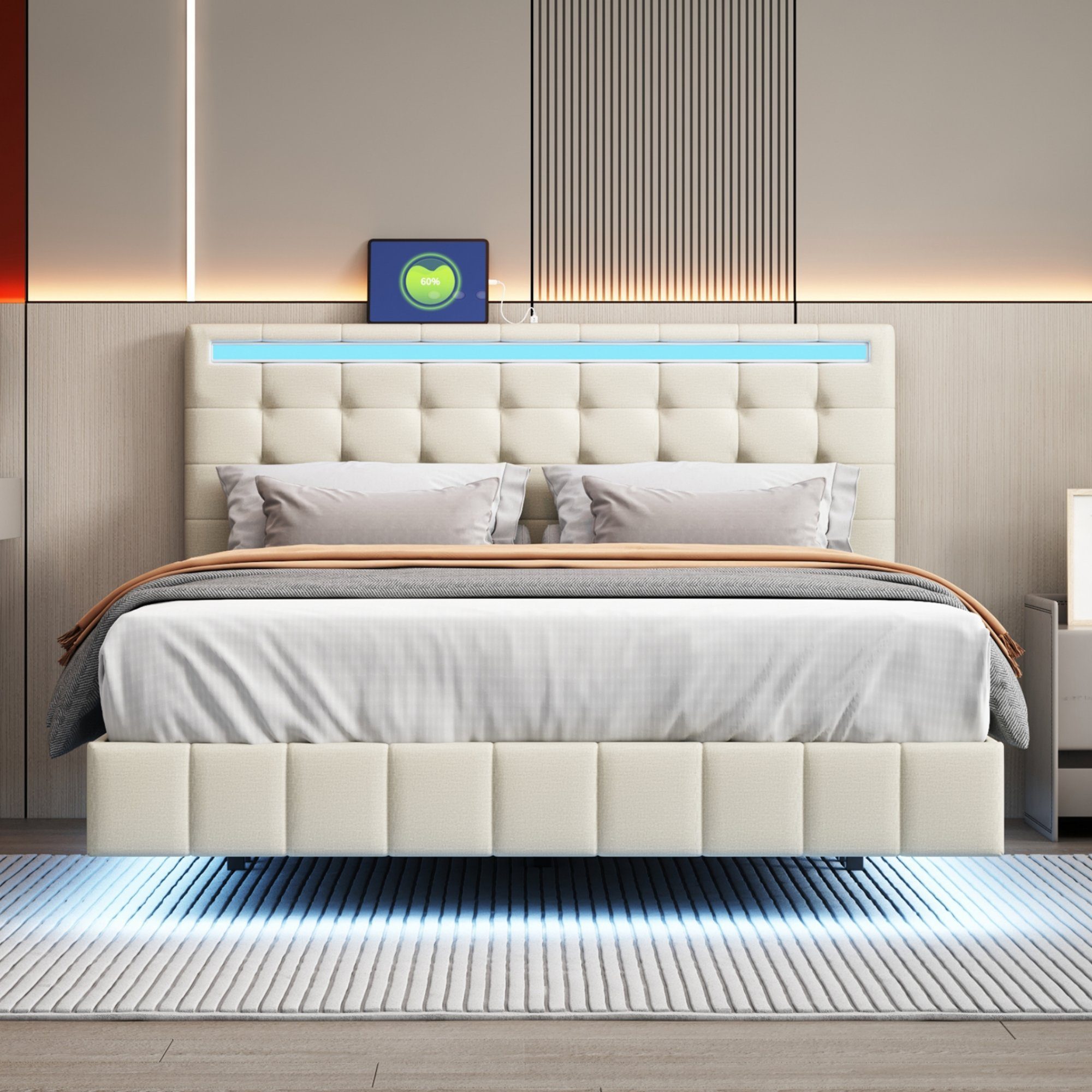 HAUSS SPOLE Polsterbett Polsterbett Doppelbett Funktionsbett günstig online kaufen
