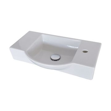 FACKELMANN Badmöbel-Set SBC MILANO Gäste WC Set 3-teilig 55 cm, Braun hell