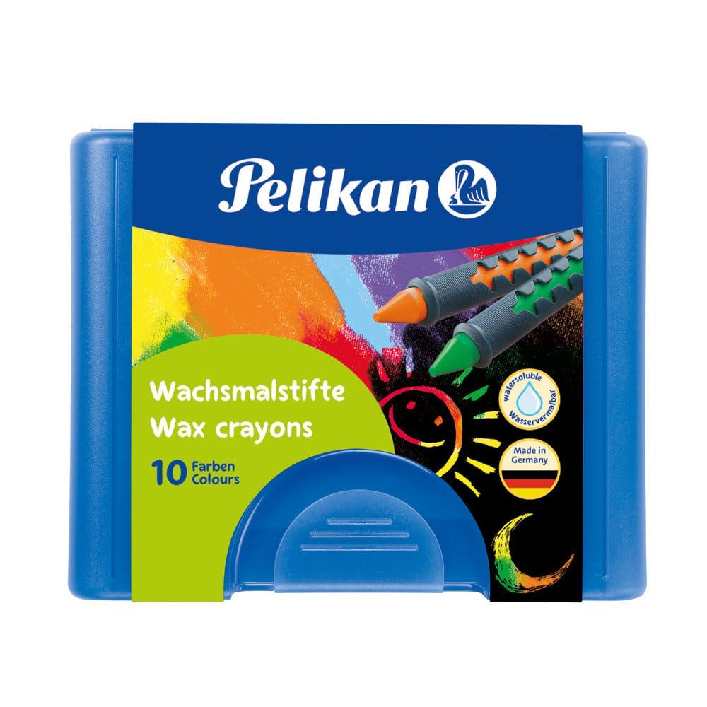 Pelikan Wachsmalstift Pelikan Wachsmalstifte 655/10 mit Hülse