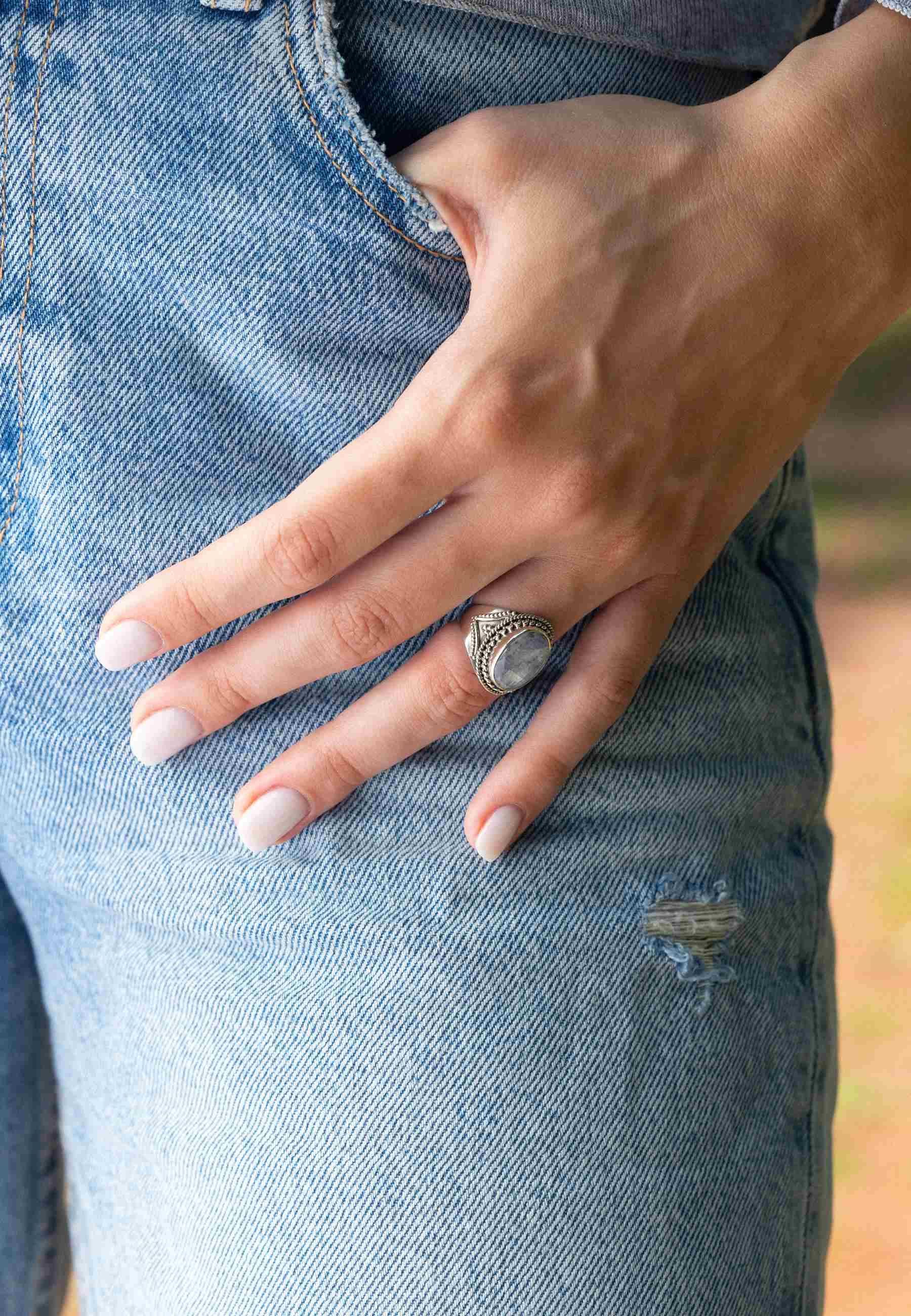 mantraroma Silberring MEKANU aus 925 Silber günstig online kaufen