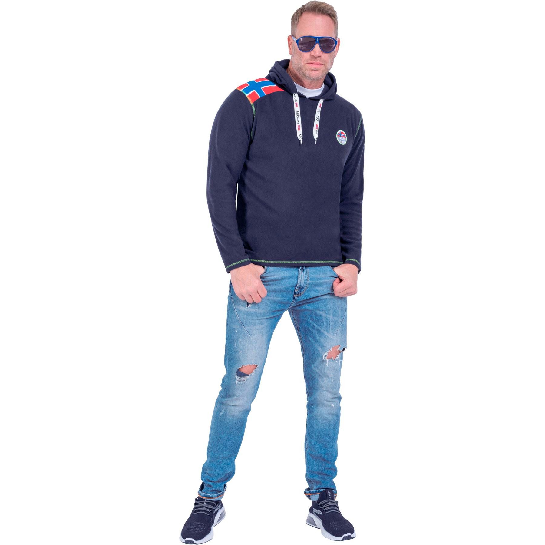 Nebulus Hoodie FILE, P6692 - Herren, navy-lime, M