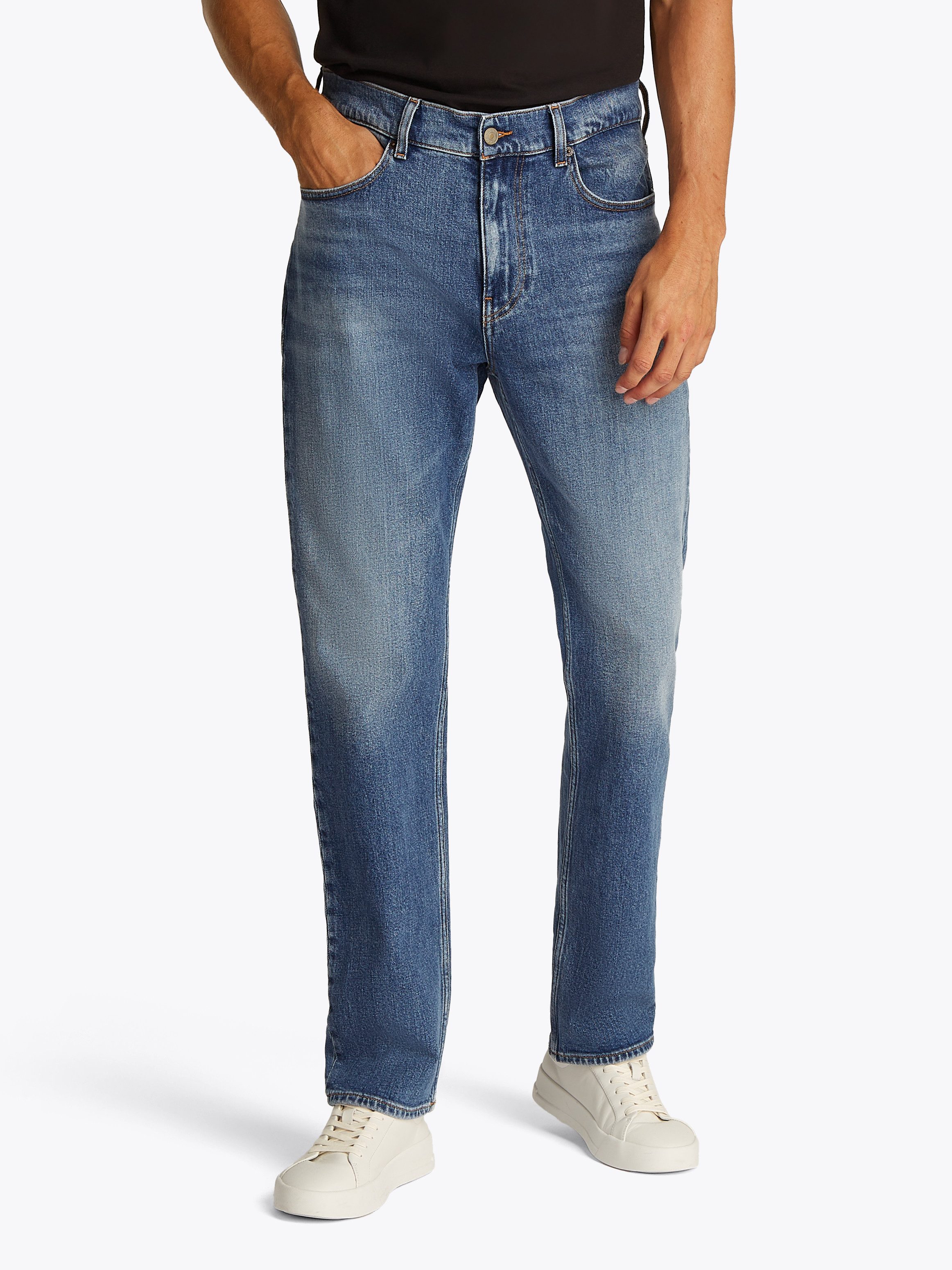 Tommy Jeans Slim-fit-Jeans "RYAN SLIM STRAIGHT", mit Logoprägung günstig online kaufen