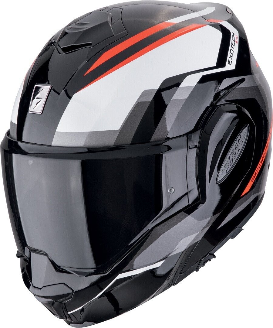 Scorpion Exo Motorradhelm EXO Tech Evo Furio Helm, Integriertes Sonnenvisier