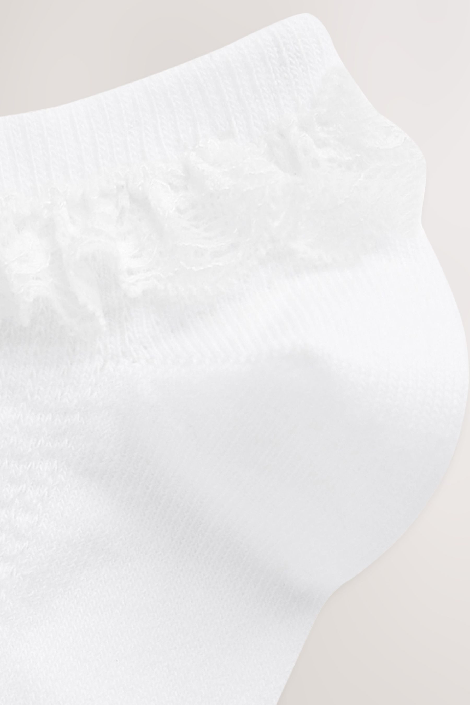 Next Sneakersocken Sneakersocken mit Baumwolle + Rüschen im 5er-Pack (5-Paar)