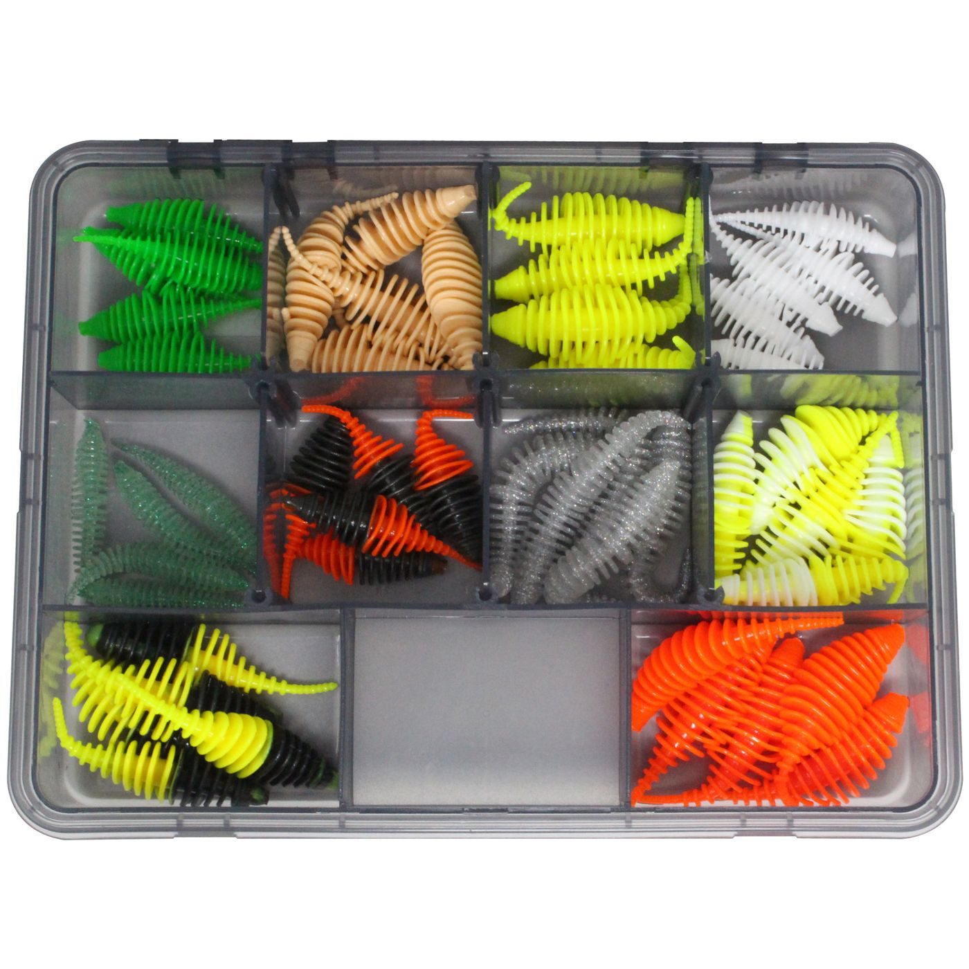 Fishing Tackle Max Kunstköder FTM Omura Baits Mix Box 2 23x18x5cm - Forellenköder