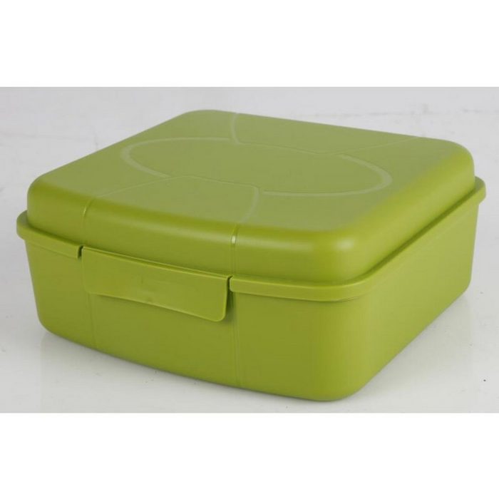 ALPFA Vorratsdose 12x Lunchbox 20x20x8cm Brotdose Aufbewahrungsgefäß Küche Frischhalten 3 2L Kunststoff