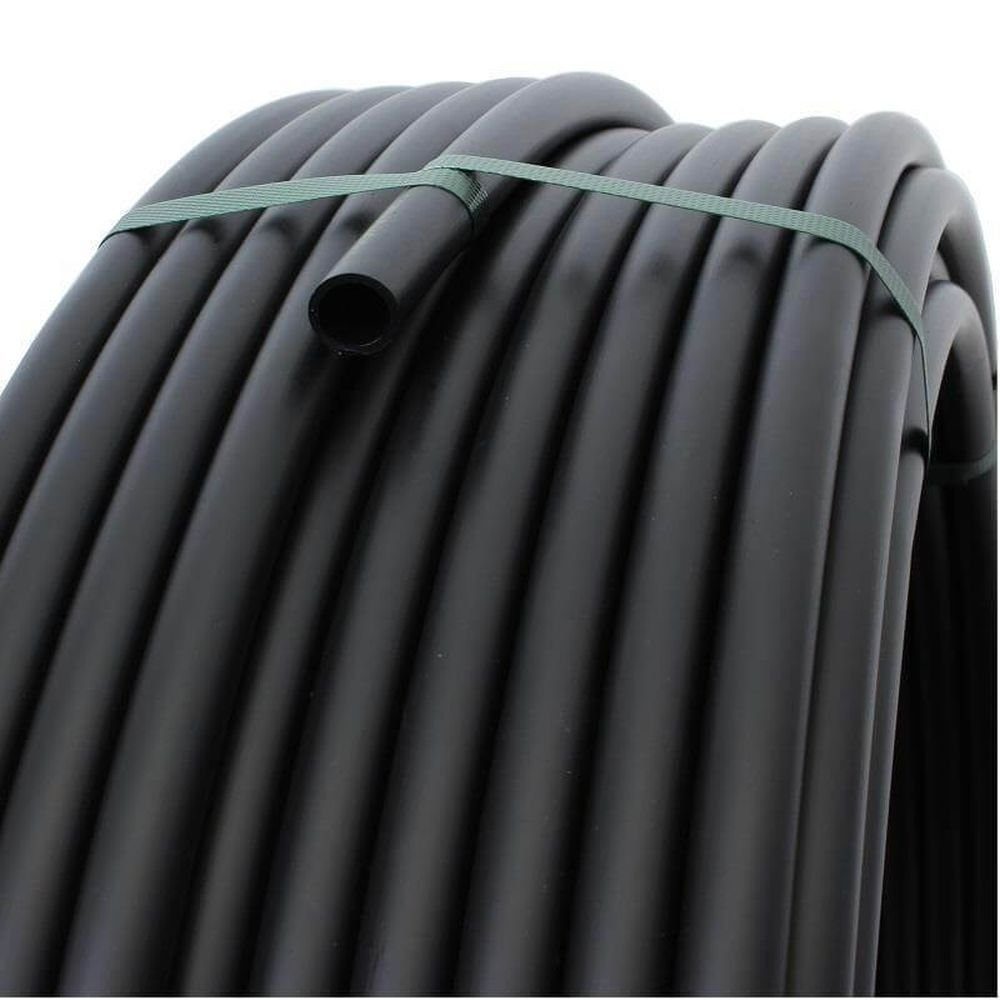 HDPE-Rohr Kunststoffrohr aus PE-20mm, SCHWARZ, Meterware