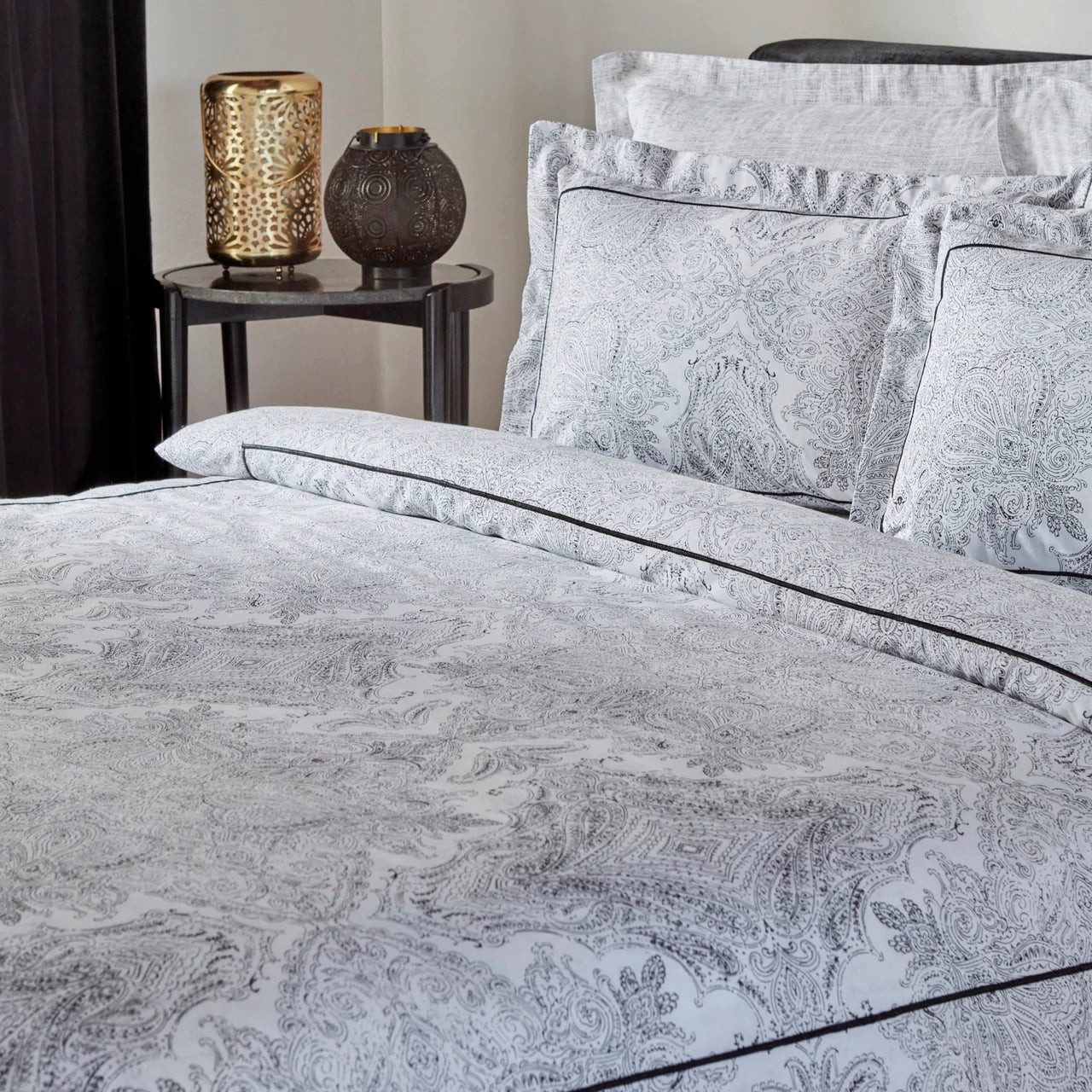Karaca Tagesdecke Karaca Artco Bettwäsche-Set aus 100 % Baumwollsatin für Einzelbett – Bild 2 von 5