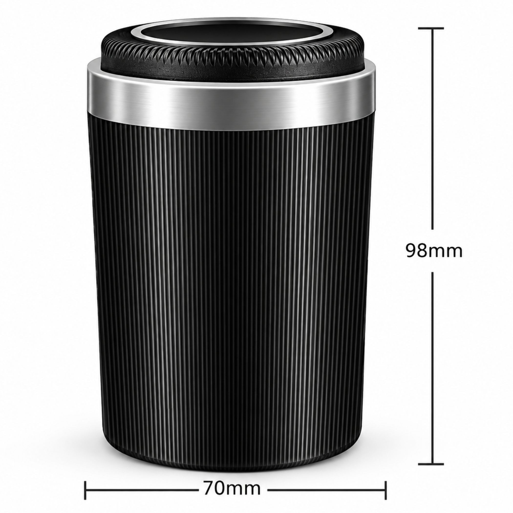 Bolwins Aschenbecher D09C KFZ Autoaschenbecher Aschenbecher LED Beleuchtung Gluttöter, Aschenbecher mit LED Beleuchtung – Bild 2 von 5