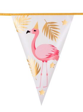 Boland Hängedekoration Flamingo Wimpelkette 4 m, Südsee, Karibik, Beachparty: Alles was Du für Deine sommerliche Part