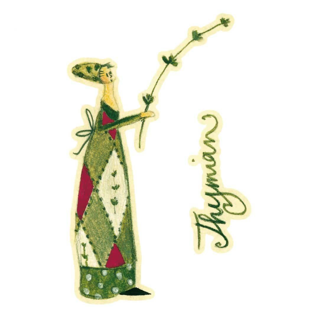 K&L Wall Art Wandtattoo Wandtattoo Leffler Märchen Kräuter Fee Küche Kräute günstig online kaufen