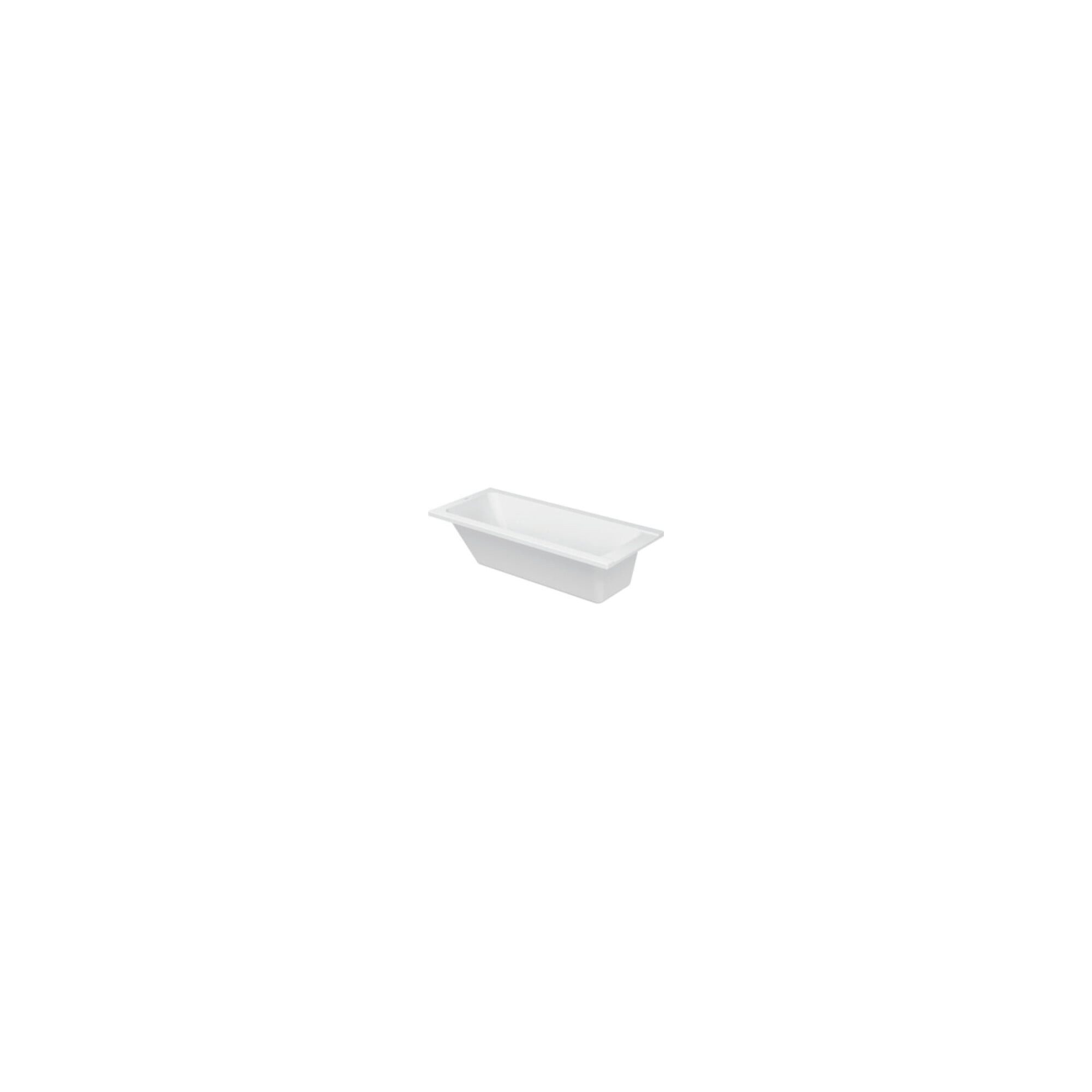 Duravit Badewanne Duravit Rechteck-Badewanne D-Code 160x70x42cm, Abl im Fußber., 1 RS, w