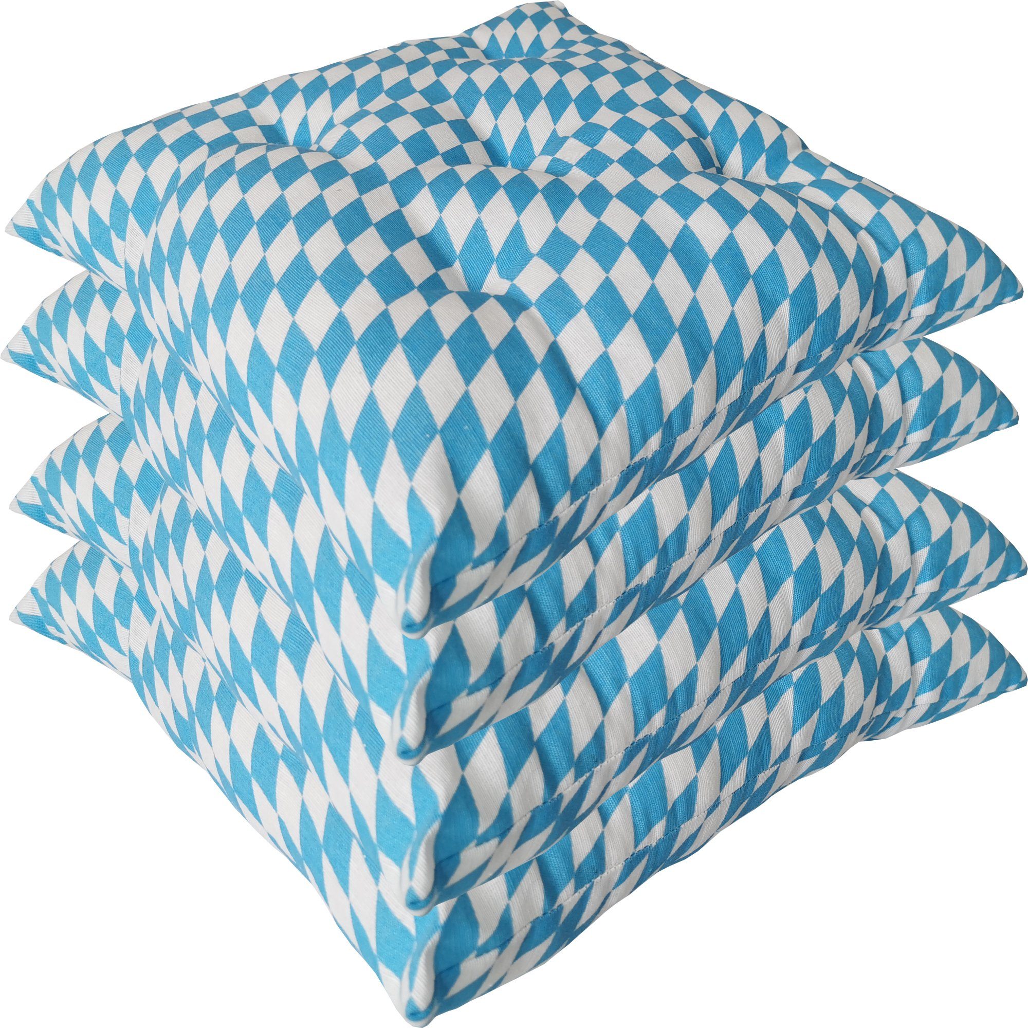 NYVI Stuhlkissen Sitzkissen Genua 4er Set günstig online kaufen