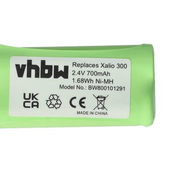 vhbw kompatibel mit Philips Aleor 300 Akku NiMH 600 mAh (2,4 V)