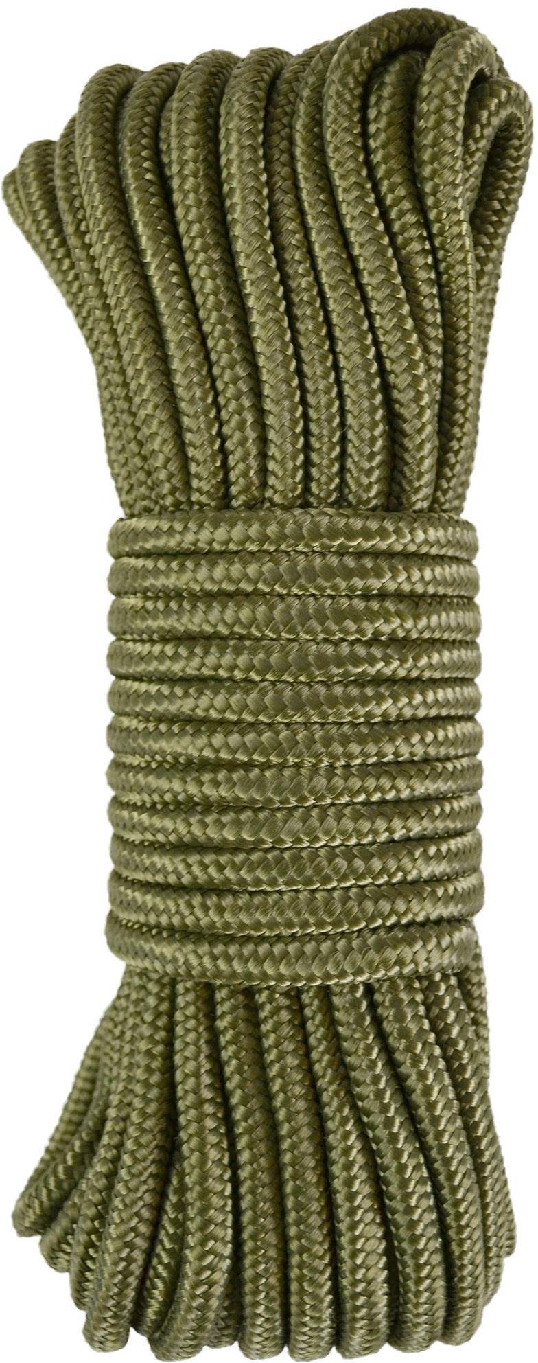 normani Seil Allzweck-Outdoor-Seil 7 mm x 15 m Lemoray, Stabiles Polypropylen-Seil, belastbar bis 320 kg