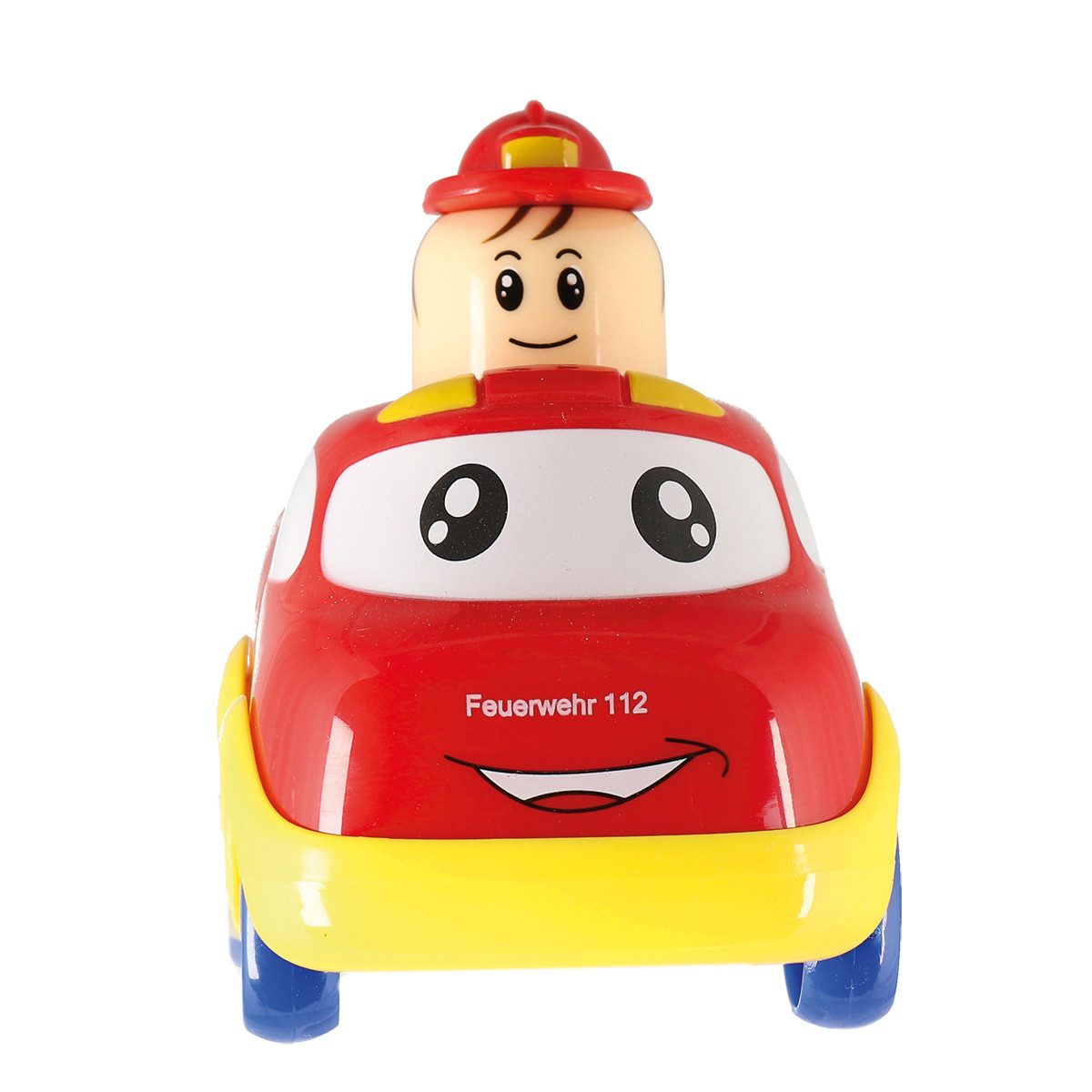 BIECO Lernspielzeug Bieco Aufziehauto ab 1 Jahr Baby Feuerwehr Auto