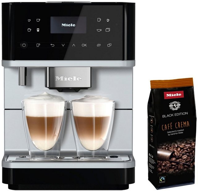 Miele Kaffeevollautomat CM 6160, 4 Genießerprofile, Kaffeekannenfunktion, Gutschein für Pflegeset im Wert von UVP 53,99 €