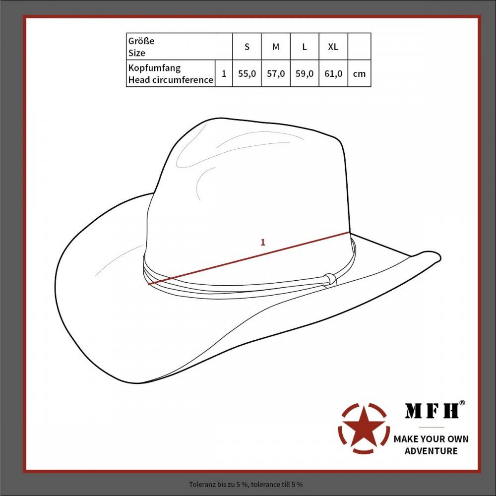 MFH Fischerhut Schlapphut (Fischermütze), kleine Seitentasche, günstig online kaufen