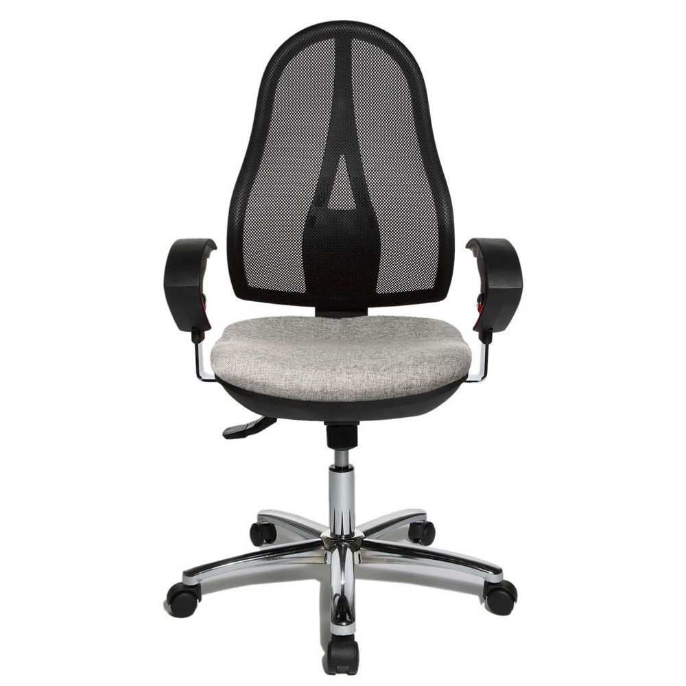 TOPSTAR Bürostuhl 1 Bürostuhl Open Point SY Deluxe - hellgrau/schwarz