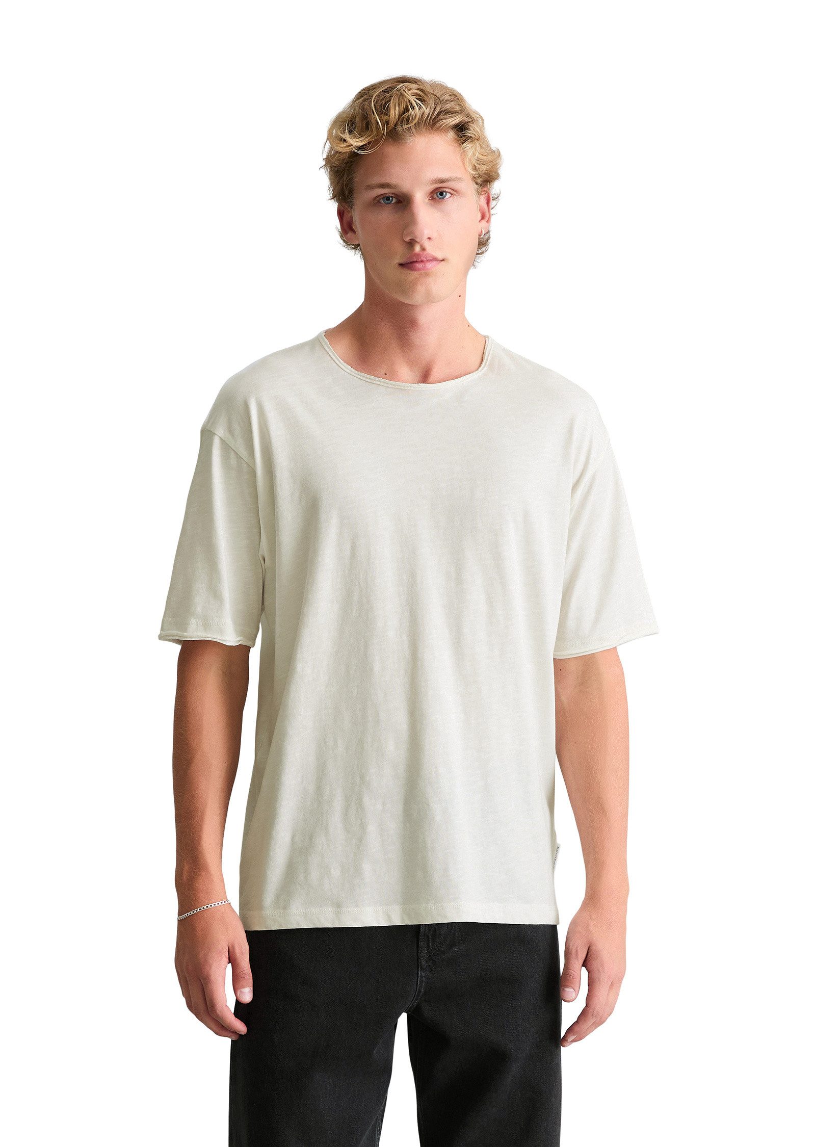 T-Shirt aus weichem Slub-Jersey