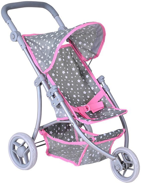 Knorrtoys® Puppenbuggy Lio - Star Grey günstig online kaufen