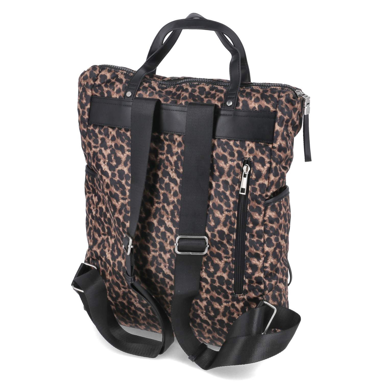 Fräulein Frida Cityrucksack Fräulein Frida FF2046,107 Rucksäcke Textil brown