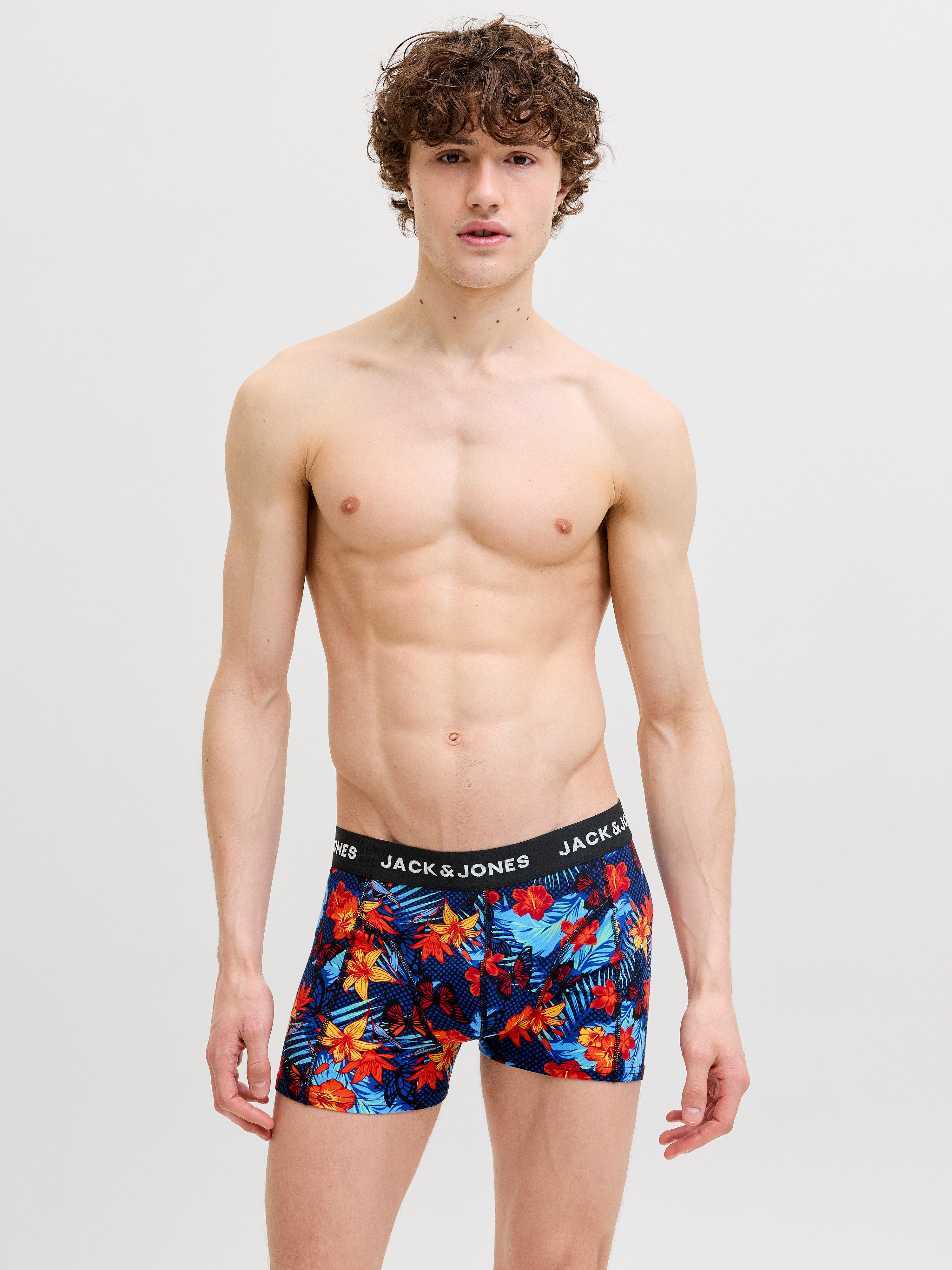 Jack & Jones Trunk JACOZZIE TRUNKS 5 PACK STYD (Packung, 5-St) Baumwollmischung, elastischer Bund