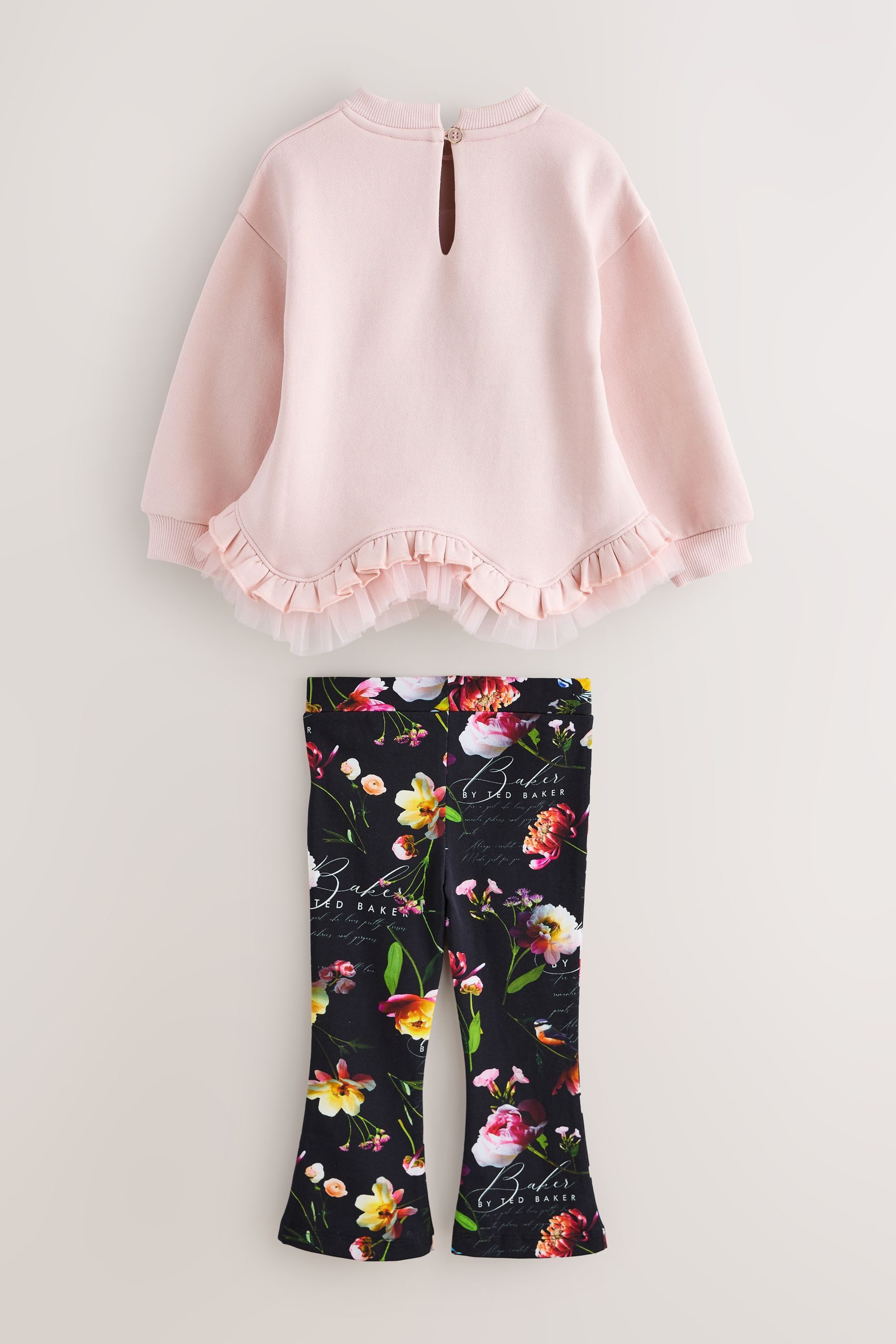Baker by Ted Baker Top & Leggings Baker by Ted Baker Sweatshirt & Schlagleggings (2-tlg) – Bild 2 von 5