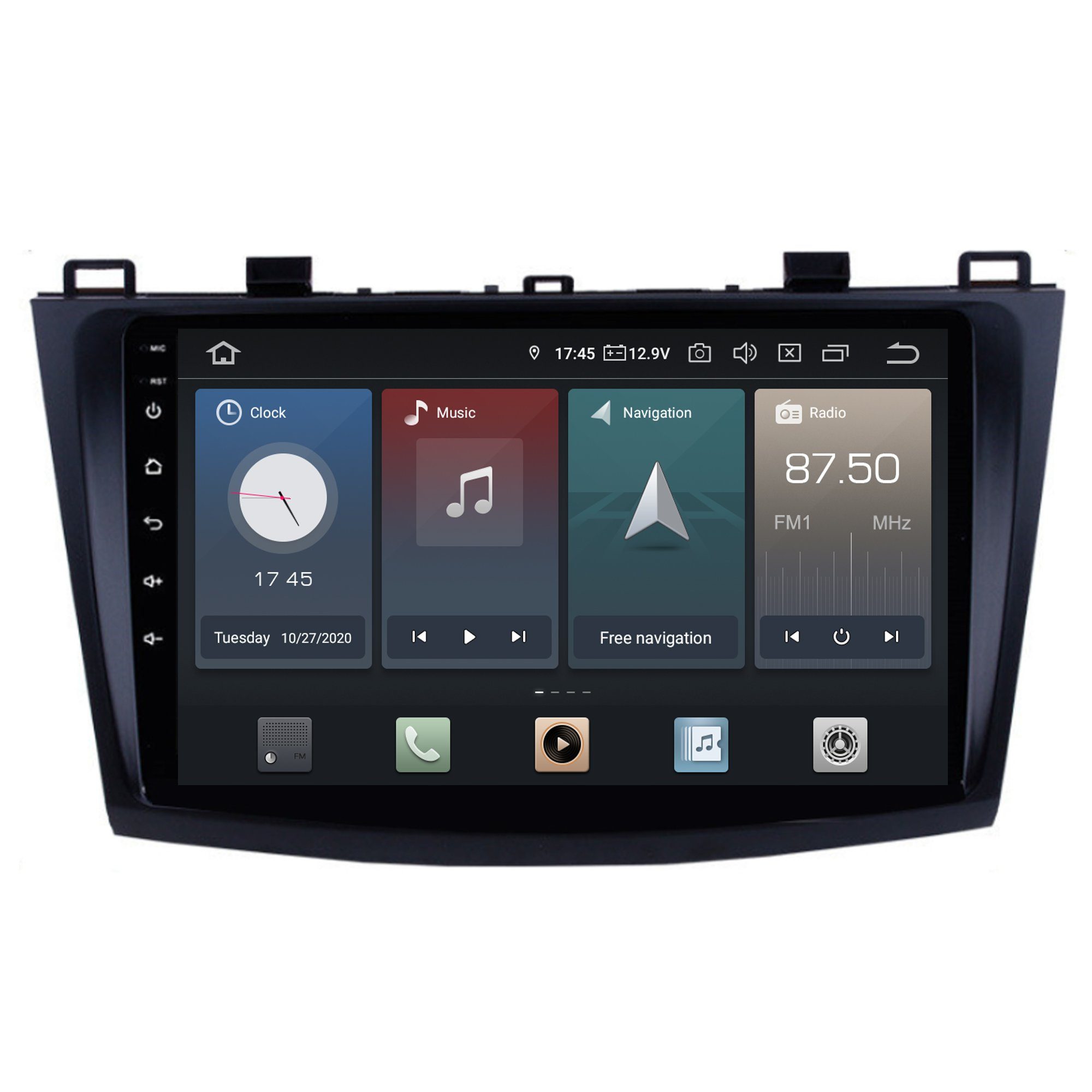 Für Mazda 3 04-09 9" Touchscreen Android Autoradio CarPlay AndroidAuto Einbau-Navigationsgerät