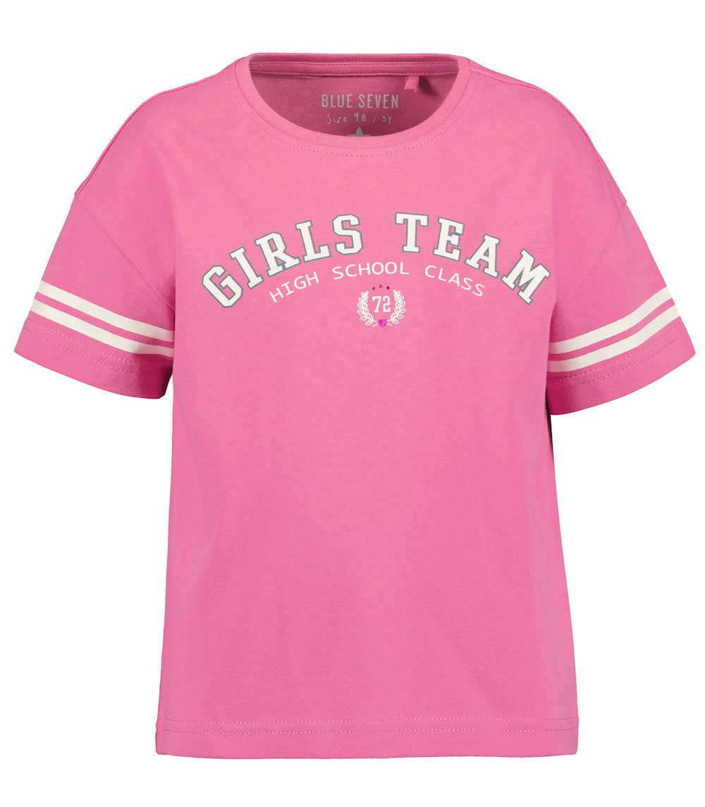 T-Shirt Blue Seven Mädchen T-Shirt Girls Team rosa