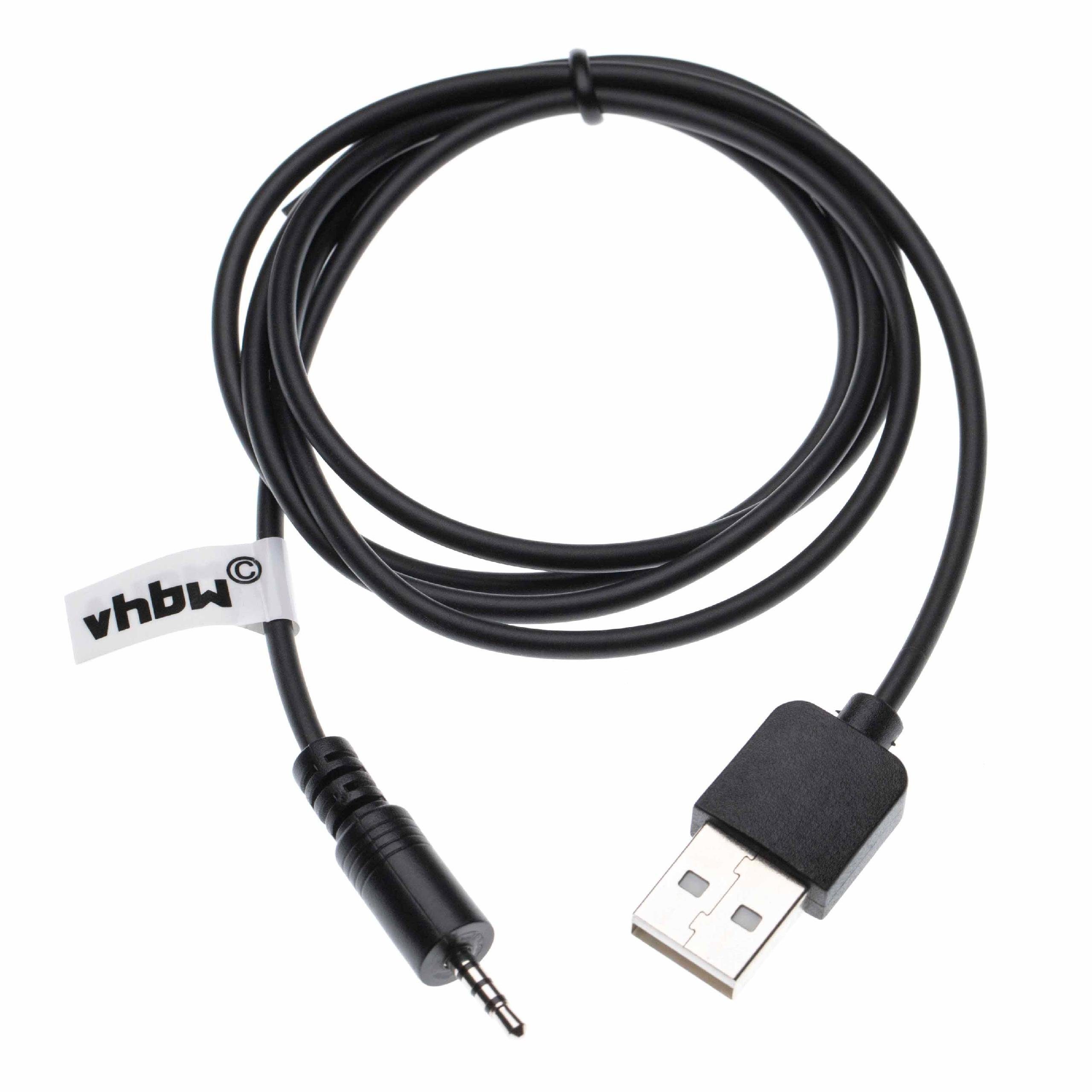 vhbw passend für JBL Synchros E30, J56, E50BT, J56BT, E40, E50, E40BT Kopfh USB-Kabel, (100 cm), Professionelles USB-Kabel zum zuverlässigen Laden Ihrer von VHBW