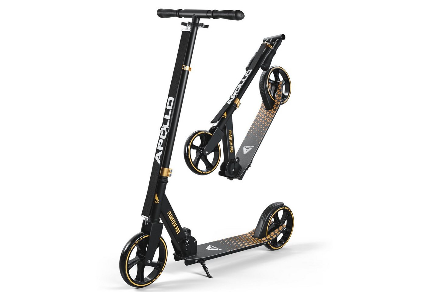 Thumbnail - Apollo Cityroller City Scooter - Phantom Pro - Klappbarer City Roller für Kinder, Höhenverstellbar - Tretroller für Erwa...