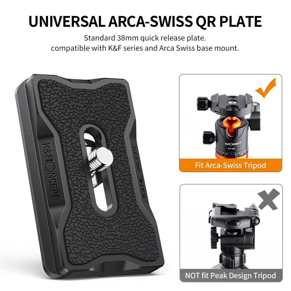 Minadax Kamerastativ 2x Arca-Swiss KF Minadax Schnellwechselplatte Concept