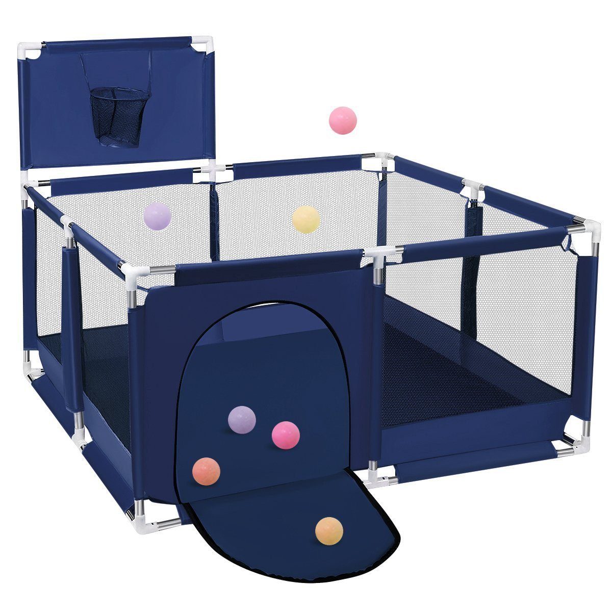 Comomy Laufgitter, Baby Krabbelgitter Schutzgitter mit günstig online kaufen