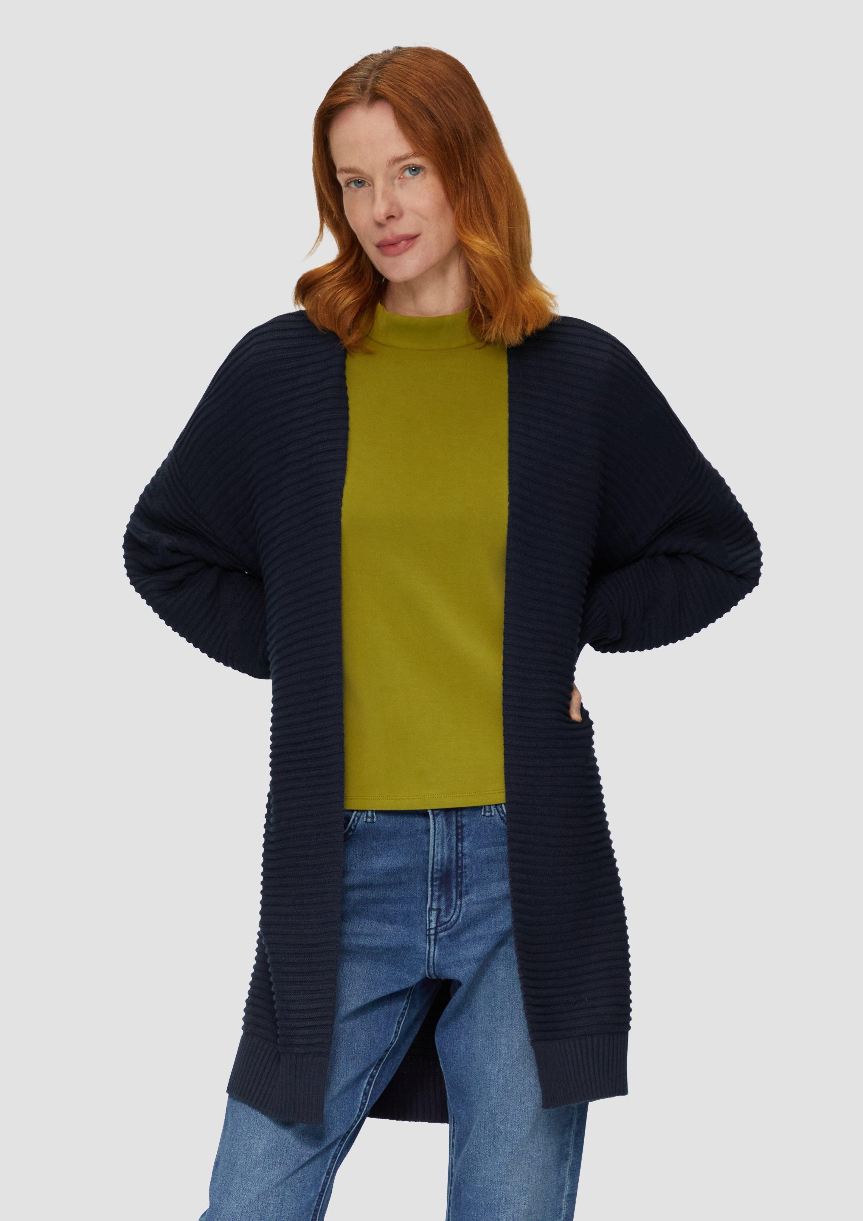 Strickjacke Strickjacke mit Strukturmuster