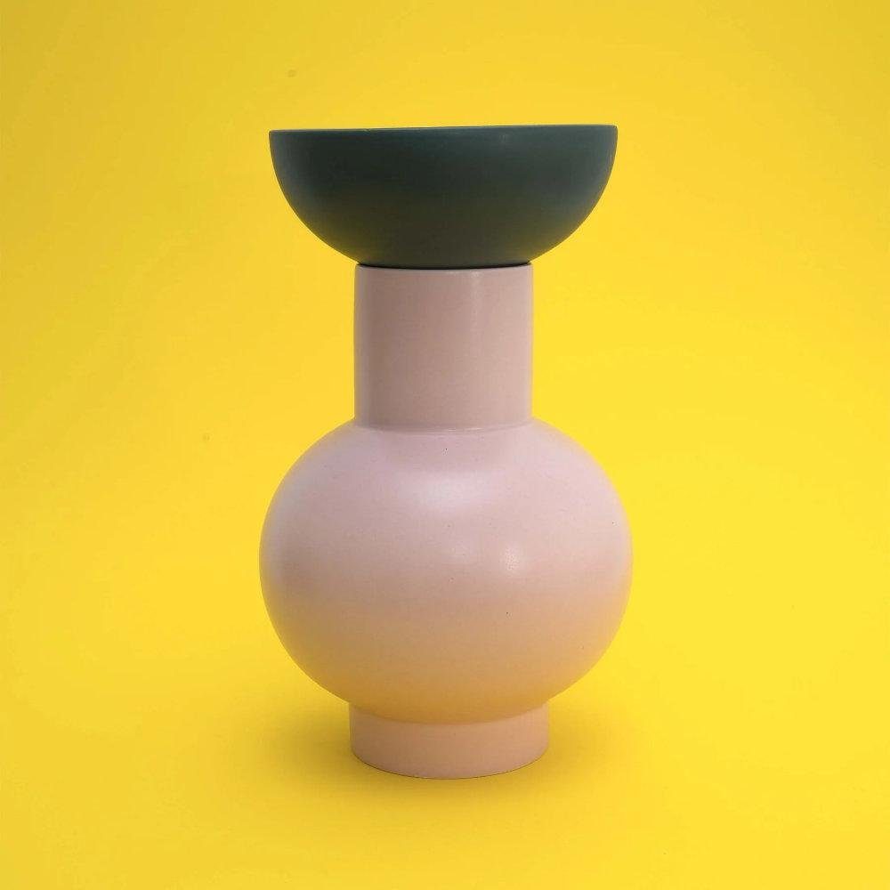 Raawii Dekovase Vase Strøm Coral Blush (XL)