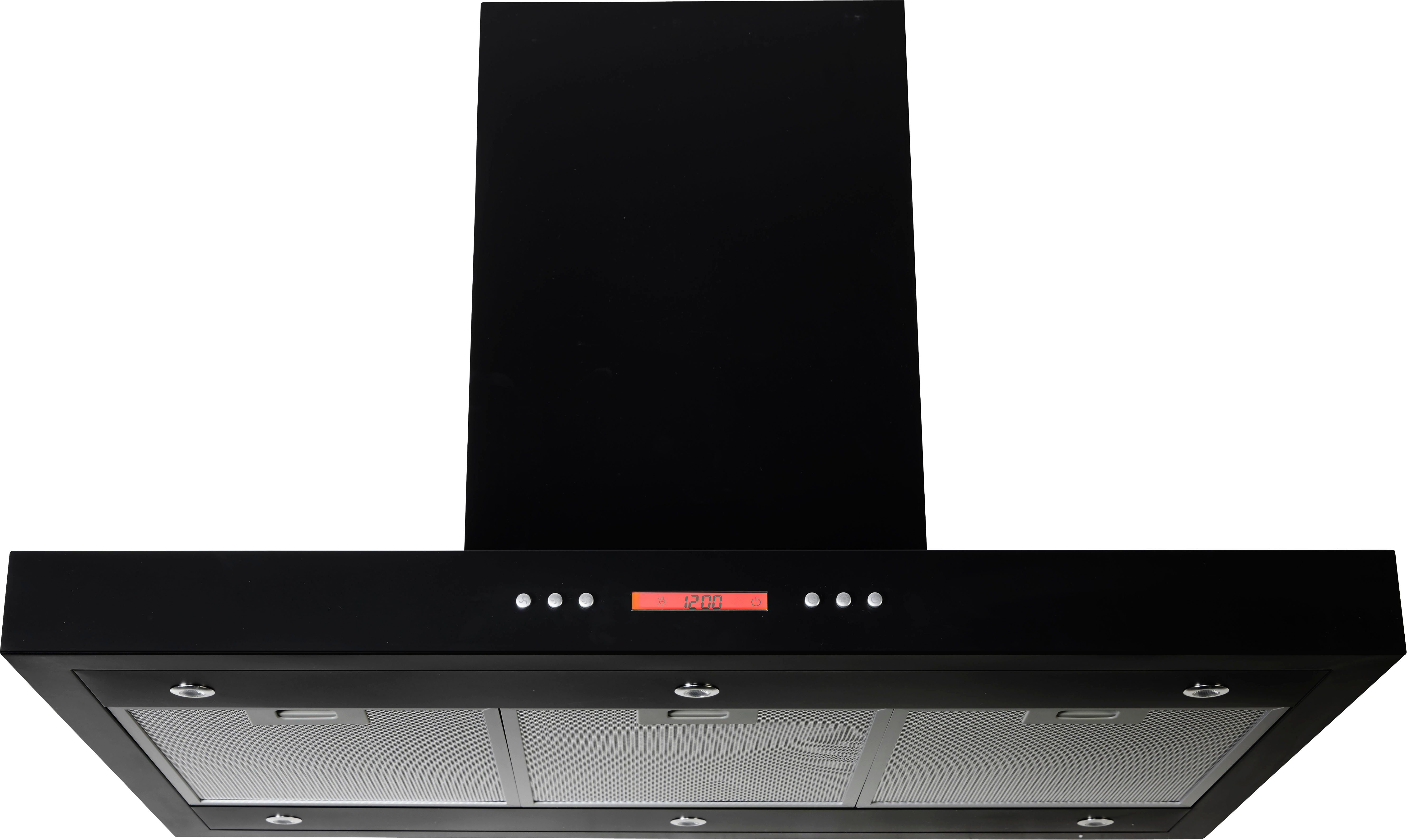 Amica Inselhaube IH 694 610 S IH 694 610 S, Die matte Optik sorgt für ein elegantes und modernes Aussehen