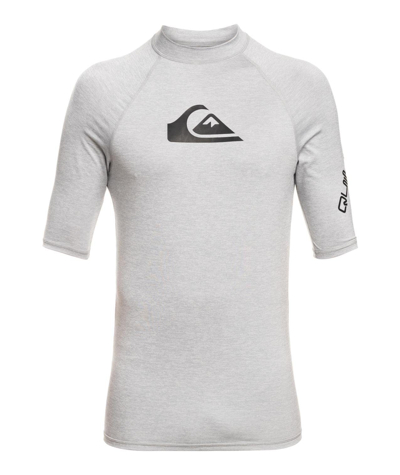 Quiksilver Rash Guard Quiksilver Herren Rash Guard AllTime M SFSH MKZ0 Sleet Heather | Sportshirts