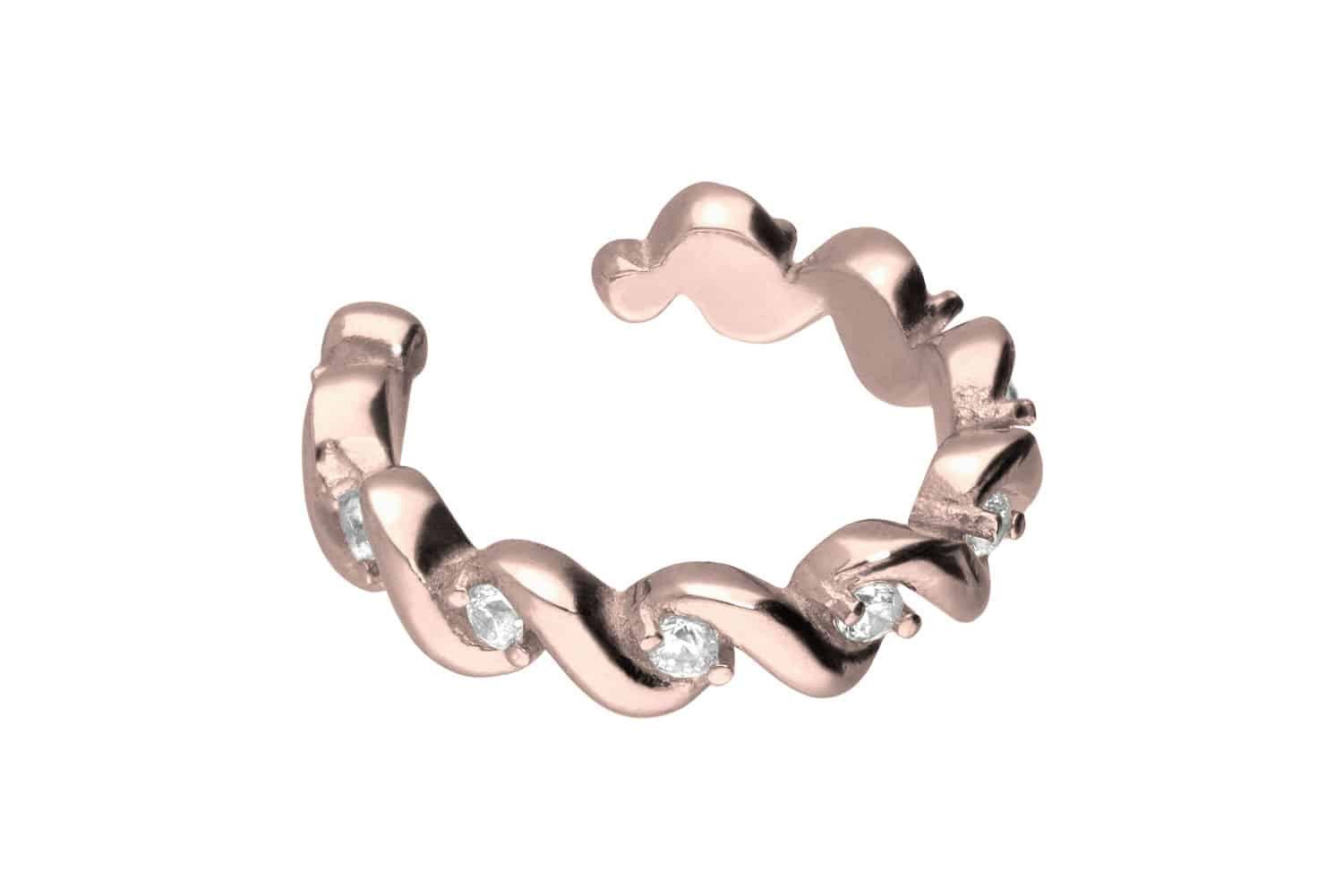 PIERCINGLINE Fake-Ear-Plug Chirurgenstahl Fake Ohrring GEFLOCHTEN günstig online kaufen