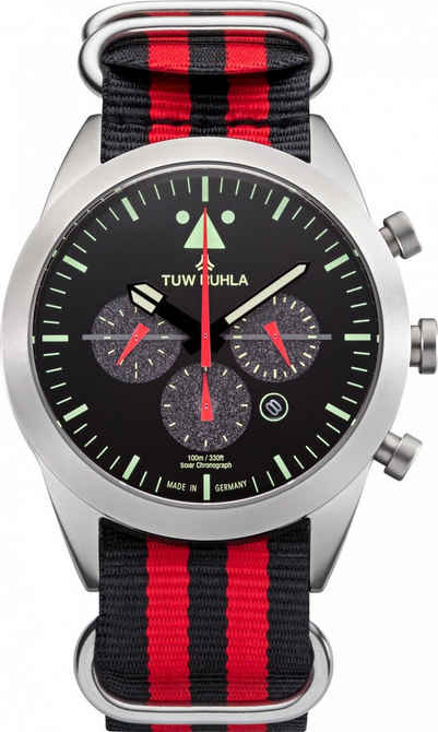 TUW Ruhla Chronograph TUW Ruhla Aviator 51243-021822A Uhr Solarbetrieb, Solarbetrieb