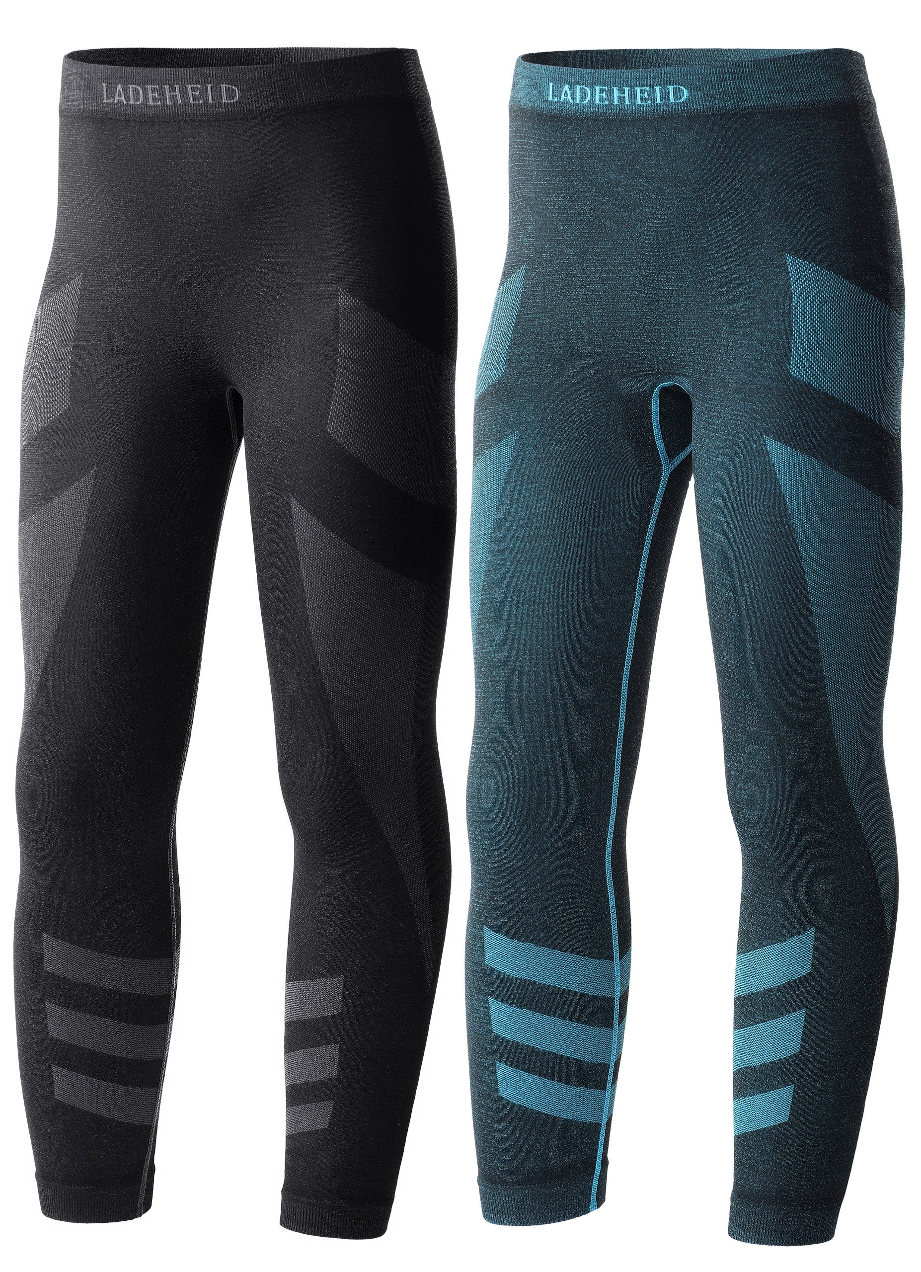 Funktionsunterhose 2er Pack Kinder Funktionsunterwäsche Lange Unterhose LAGI008