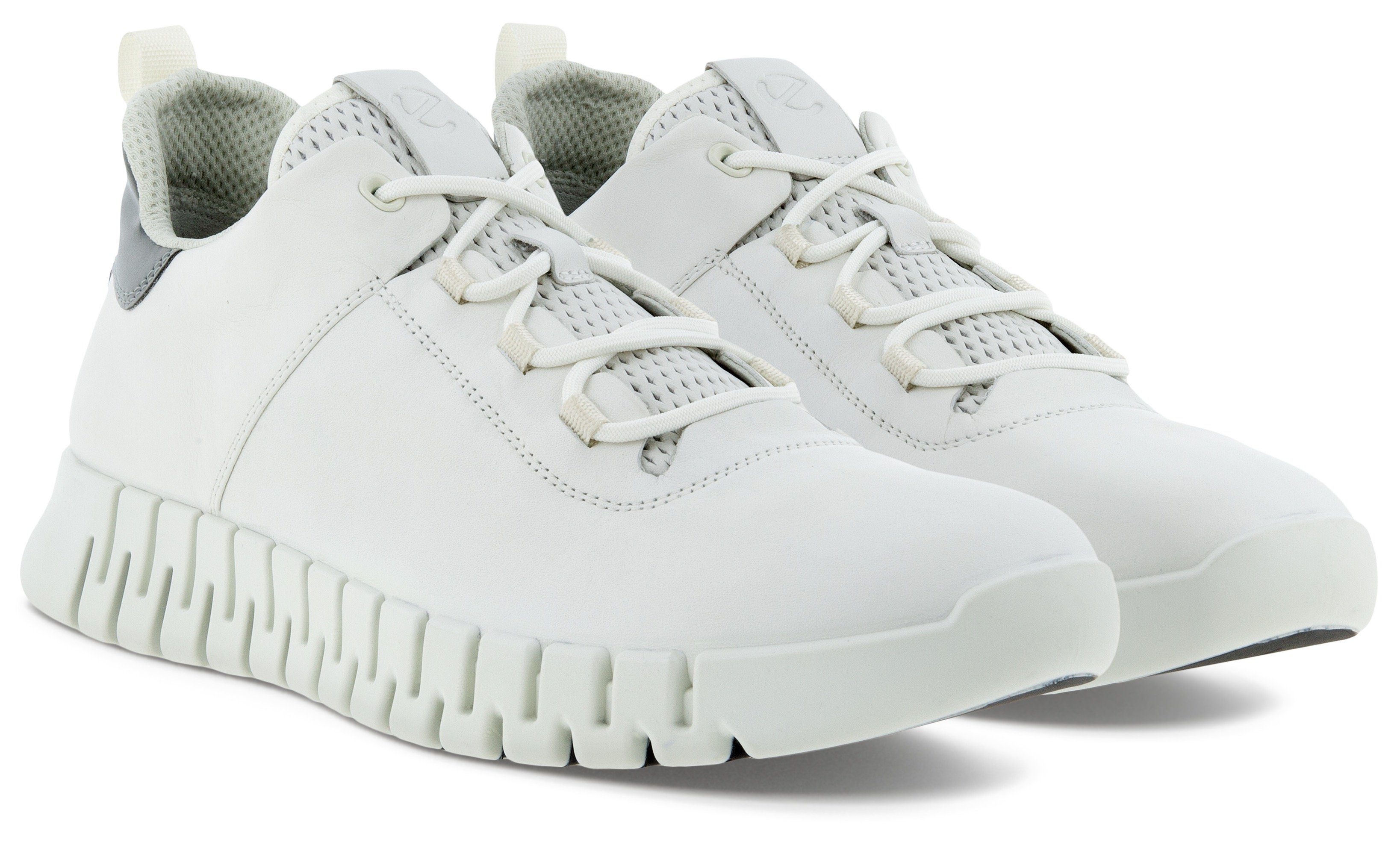 Ecco GRUUV M dual fit-Innensohle Sneaker weiß herausnehmbarer mit