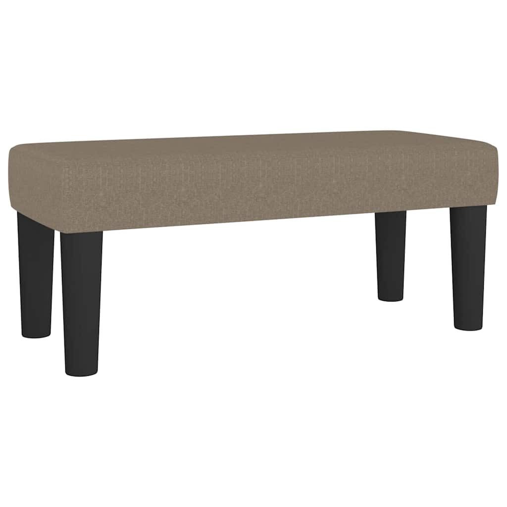 vidaXL Sitzbank Bank Taupe 70 x 30 x 30 cm Stoff (1-St)