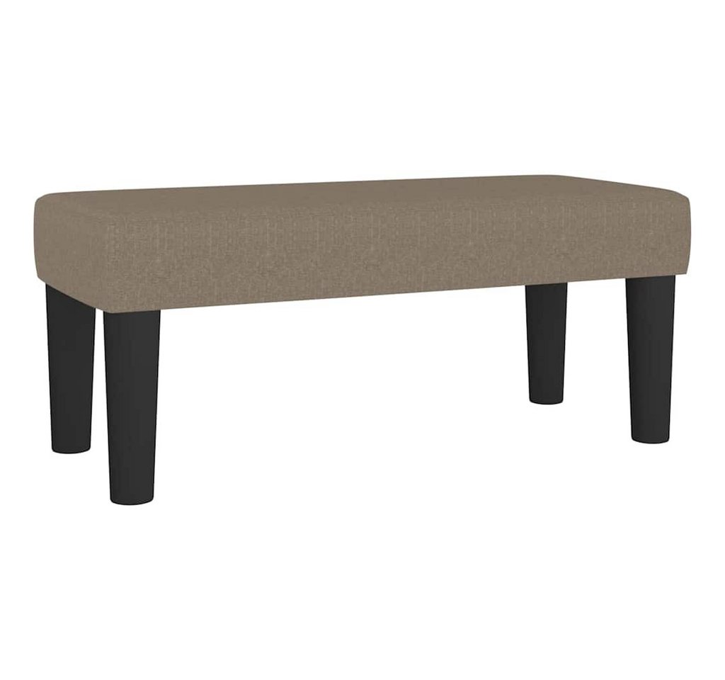 vidaXL Sitzbank Bank Taupe 70 x 30 x 30 cm Stoff (1-St)