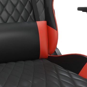 vidaXL Gaming-Stuhl Gaming-Stuhl mit Massagefunktion Schwarz und Rot Kunstleder (1 St)