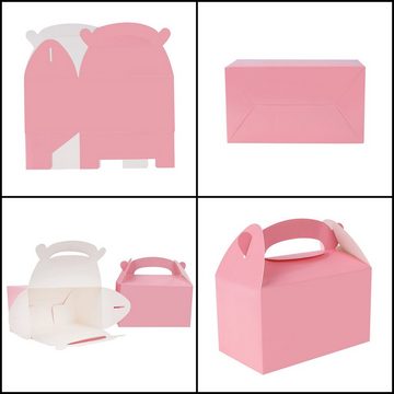 Belle Vous Geschenkbox Rosa Geschenkbox Set (24 Stück) - 15,7 x 9 x 15cm, Pink Gift Box Set (24 Pack) - 15.7 x 9 x 15cm