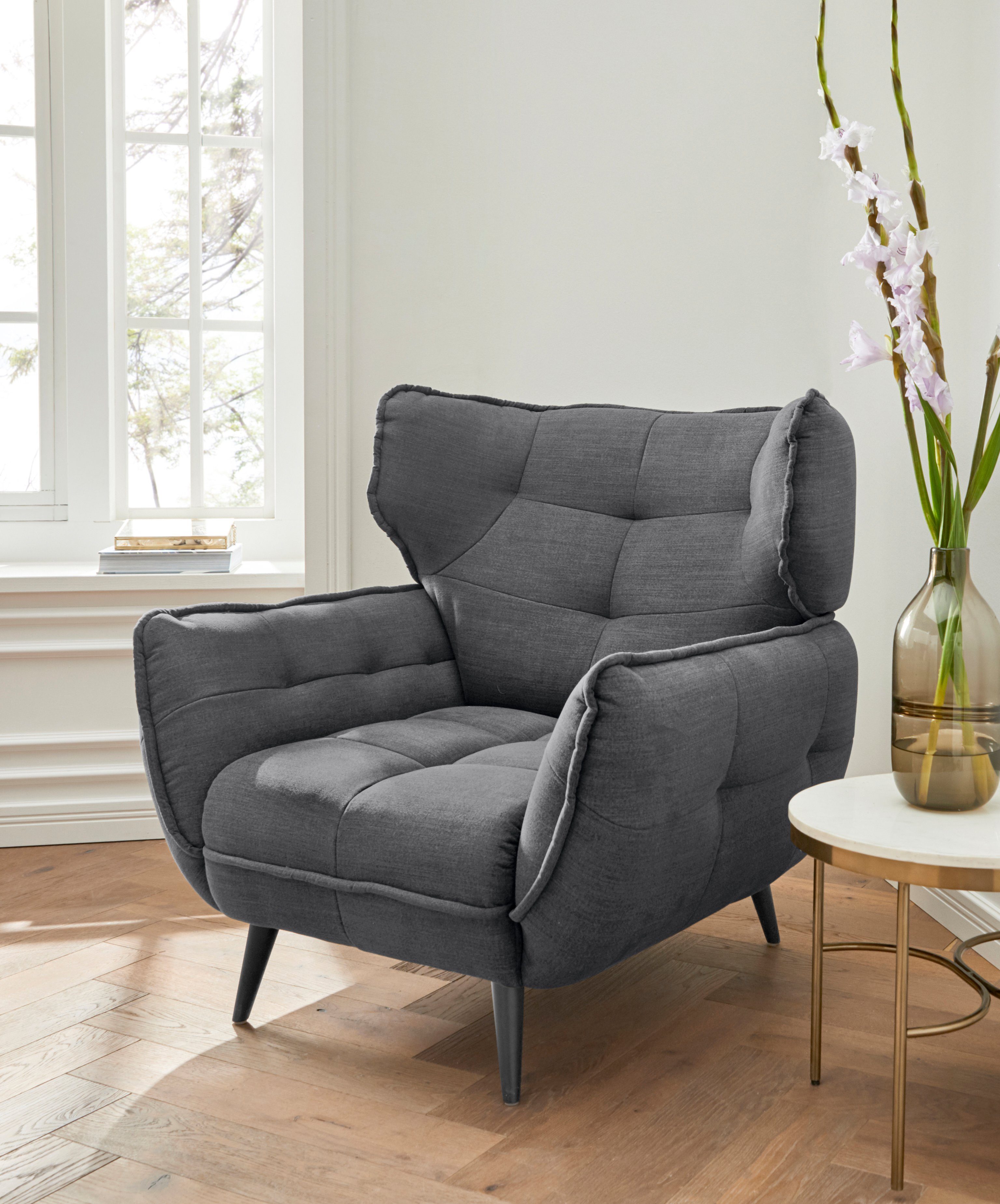 Leonique Sessel Ariana, Stylischer Hochlehner bzw. günstig online kaufen