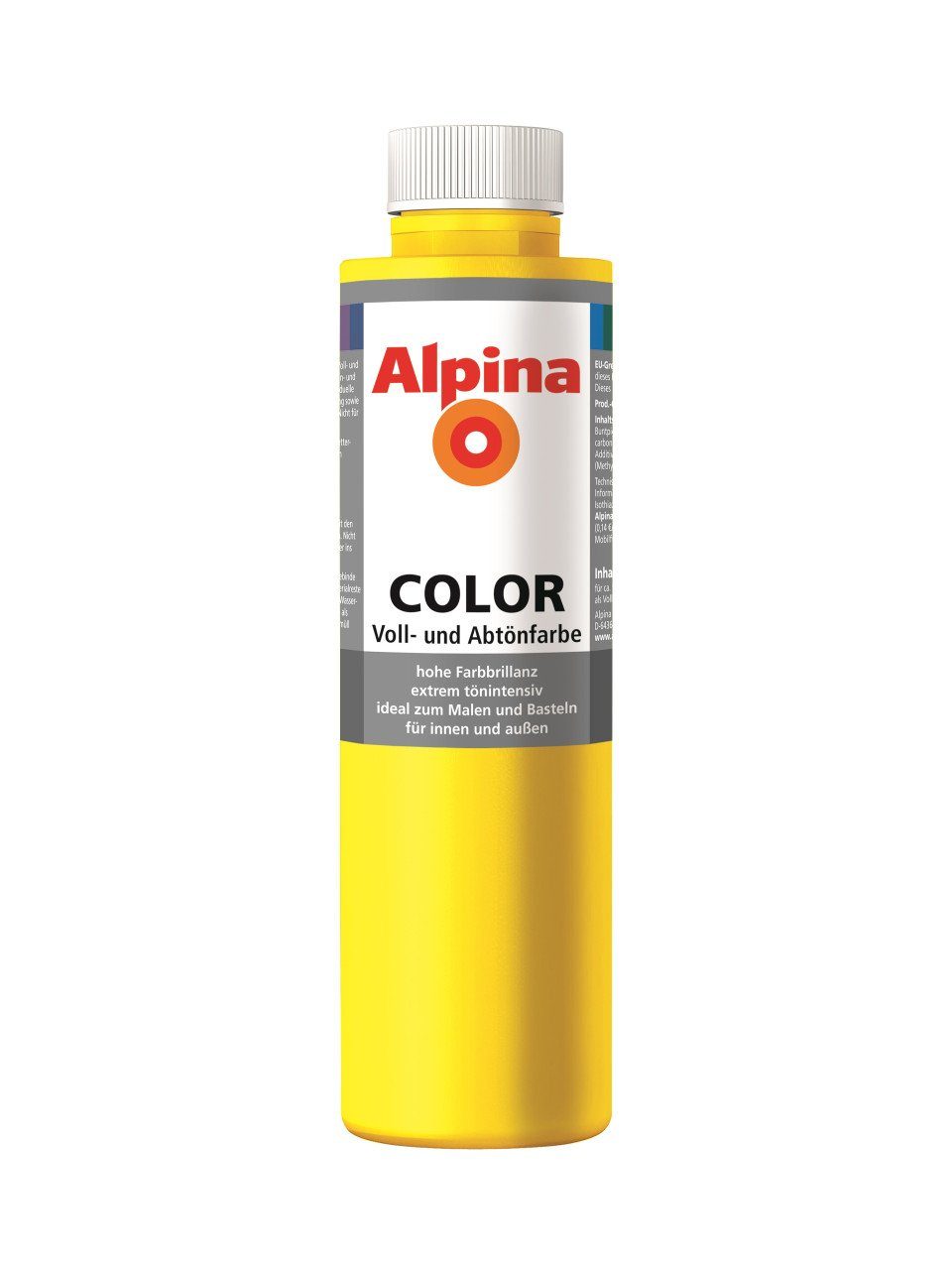 Alpina Vollton- und Abtönfarbe Alpina Sunny Yellow 750 ml sunny yellow seidenmatt